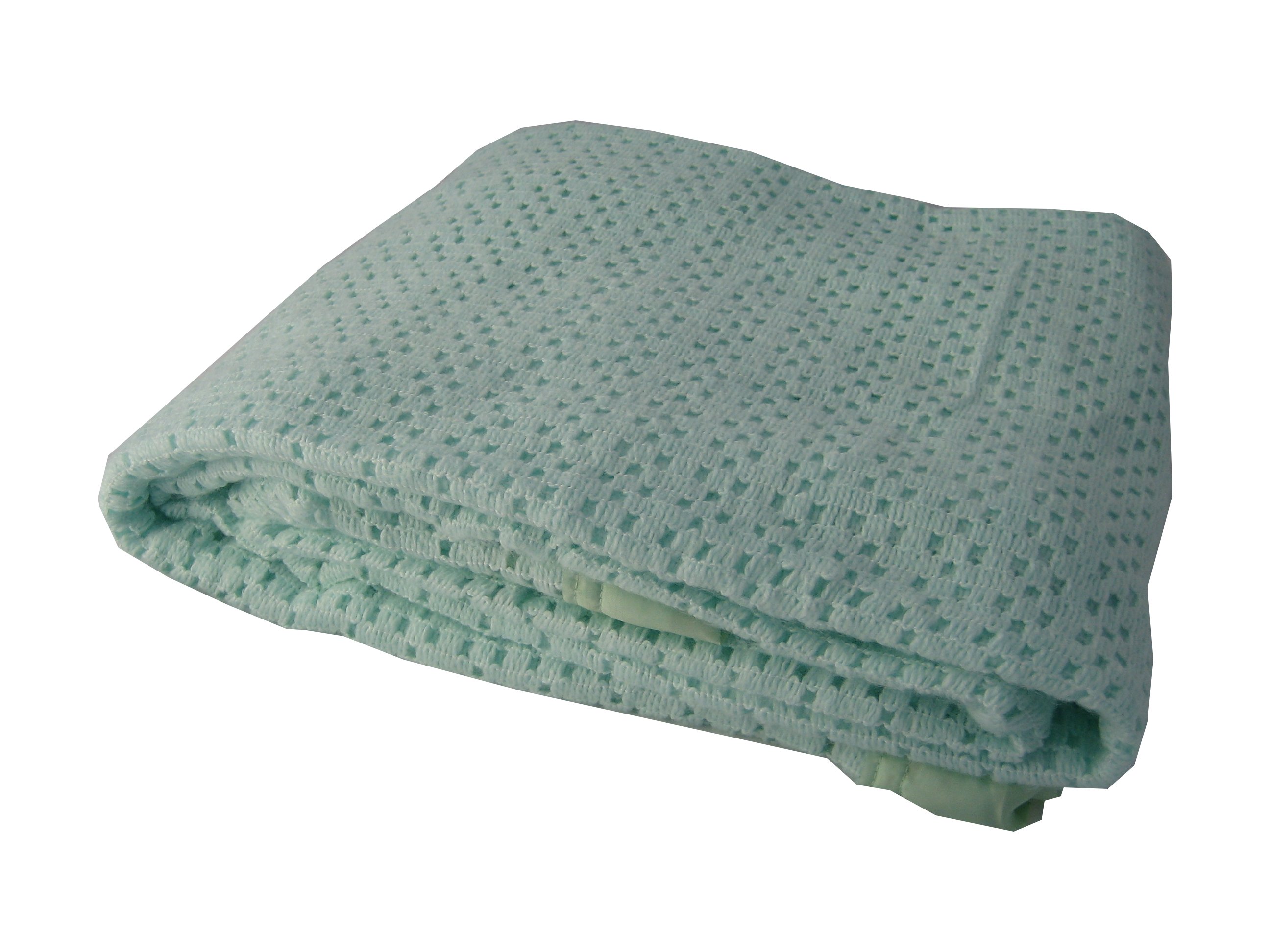 Lightweight Cellular Blankets Acrylic Satin Edged Traditional Warmth